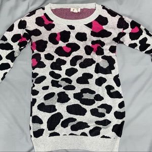 Leapord Print Sweater